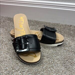 Sam Edelman Black Slide Sandals